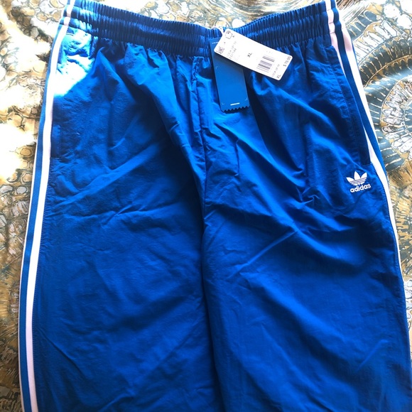 Adidas Lock Up Blue Womens Track Pants 